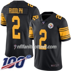 Miesten Pittsburgh Steelers NFL Pelipaita Mason Rudolph 2 Nike Musta 100th